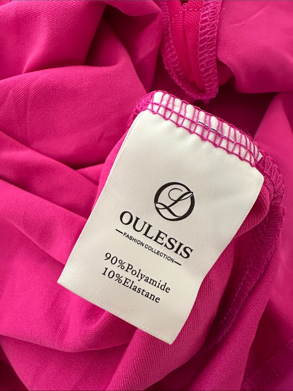 Fuchsia Ruffled Spaghetti-Strap Maxi Dress - Picture 9 of 9
